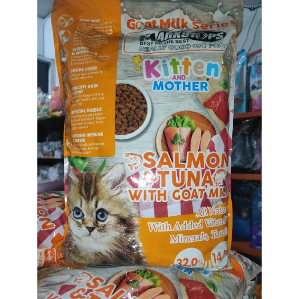 MARKOTOP KITTEN & MOTHER RASA SALMON & TUNA REPACK 5PCS MAKANAN KUCING