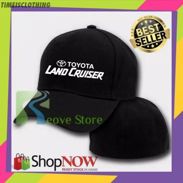 Topi Baseball Built Up Toyota Land Cruiser Trucker Snapback  TIC