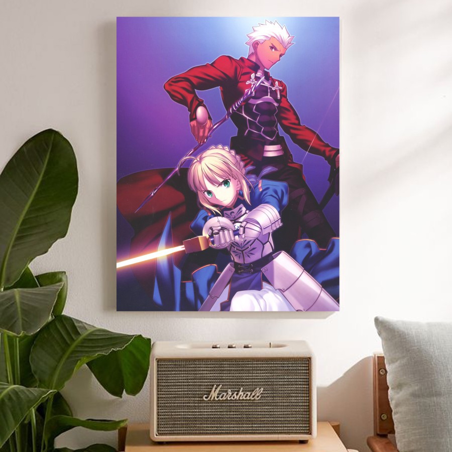 "Fate Stay Night" Poster Kayu (30x22)