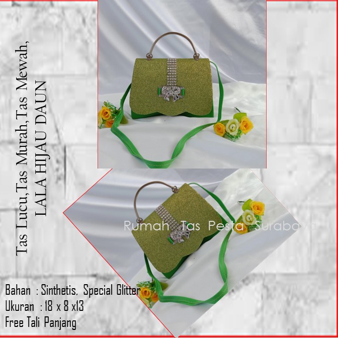 Tas Lucu,Tas Murah,Tas Mewah,LALA HIJAU DAUN