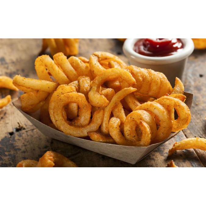 

Kentang Curly Fries 2.3 Kg Lamb Weston Twister French Fries Import Usa Terlaris