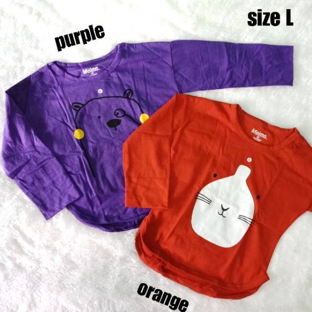 Minimo longsleeve | kaos anak branded | baju bayi