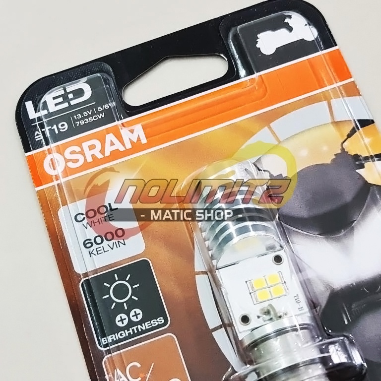 Bohlam Lampu Utama OSRAM LED T19 H6 M5 K1 Beat Spacy Mio Nouvo Satria