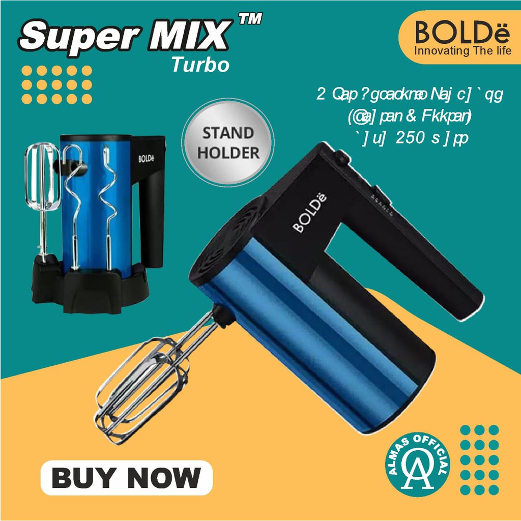 Jual Mixer Roti Pembuat Alat Turbo Kue Bolde Ehm Mix Otomatis Bisa COD