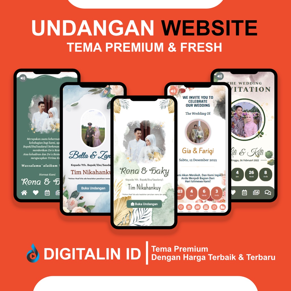 Undangan Digital Website Invitation Web Wedding Pernikahan
