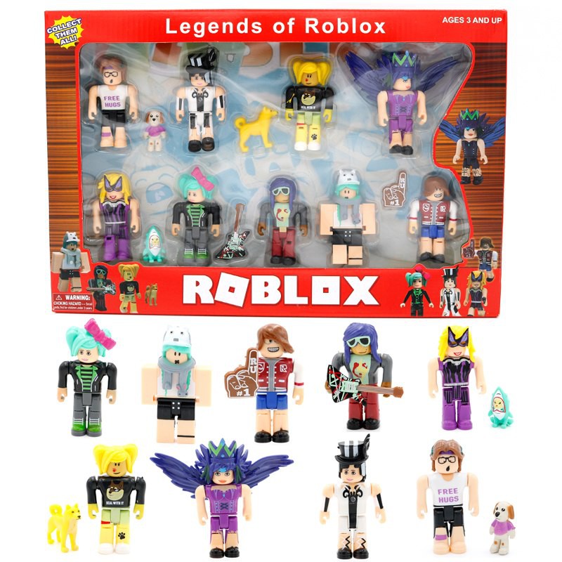 12 Pcsset 3 Roblox Boneka Tokoh Permainan Pvc Hadiah 