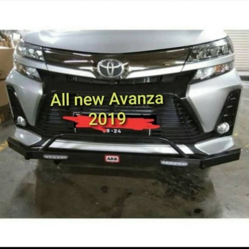 towing tanduk ARB besi/pengaman bemper depan all new Avanza/Xenia Veloz 2019