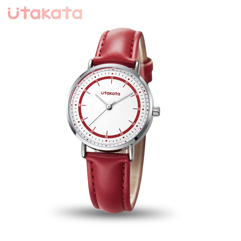 UTAKATA A0005 Jam Tangan Wanita Analog Tali Kulit WATCHKITE WKOS