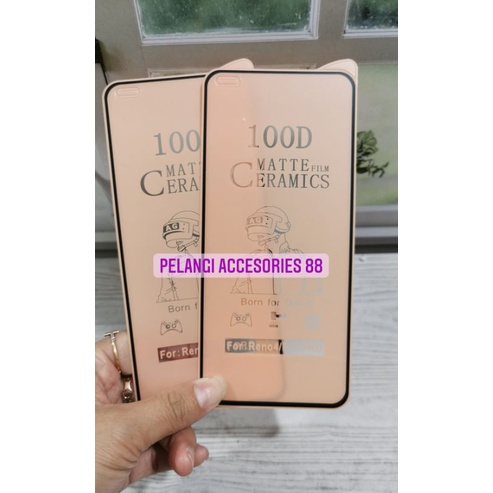 ANTIGORES OPPO RENO 4 / RENO 4F / F17 PRO / F7 KERAMIK MATTE 21D ANTI GORES ANTI GLARE