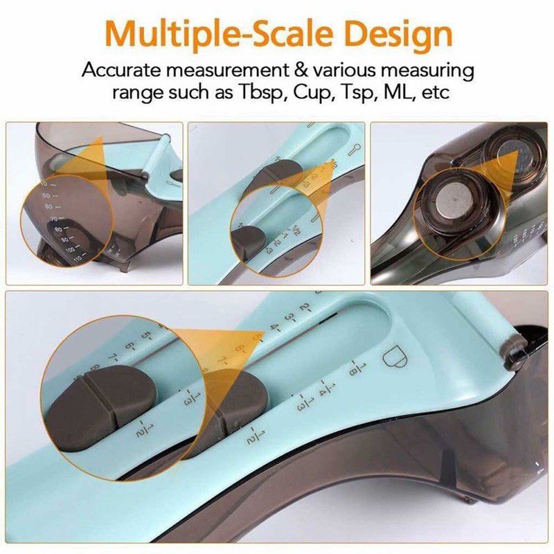 2in1 sendok takar kering dan cair measuring spoon