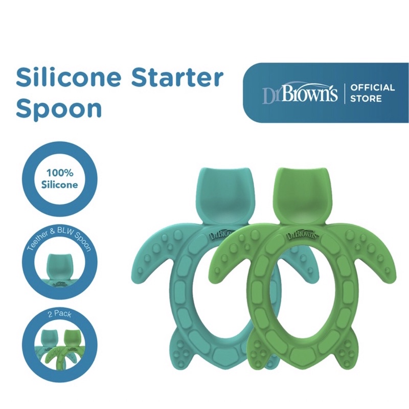 Dr.Brown’s silicone starter spoon