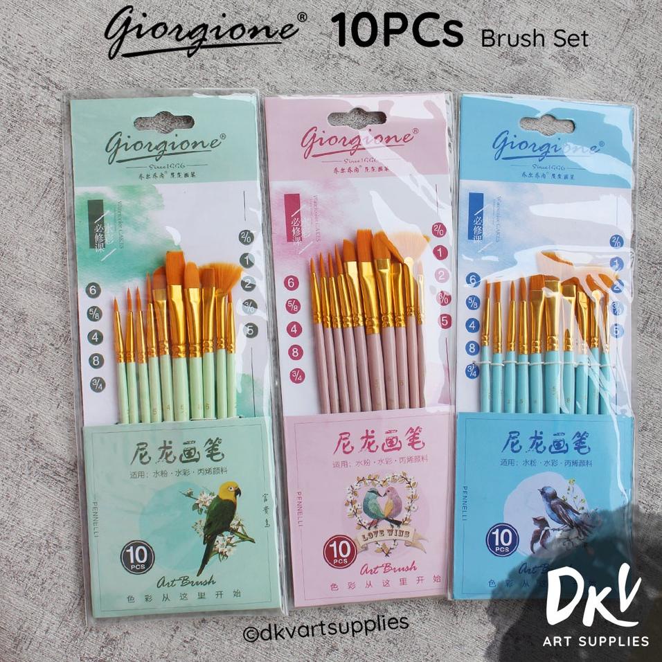

PENAWARAN TERBAIK Giorgione Brush Set G-188 | Kuas Lukis Set 10 Bird Series MuRah!!!
