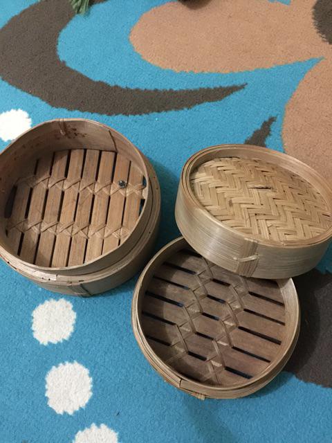 Tempat Dimsum Satuan 13cm/klakat Basket Kukusan Dim Sum Anyaman