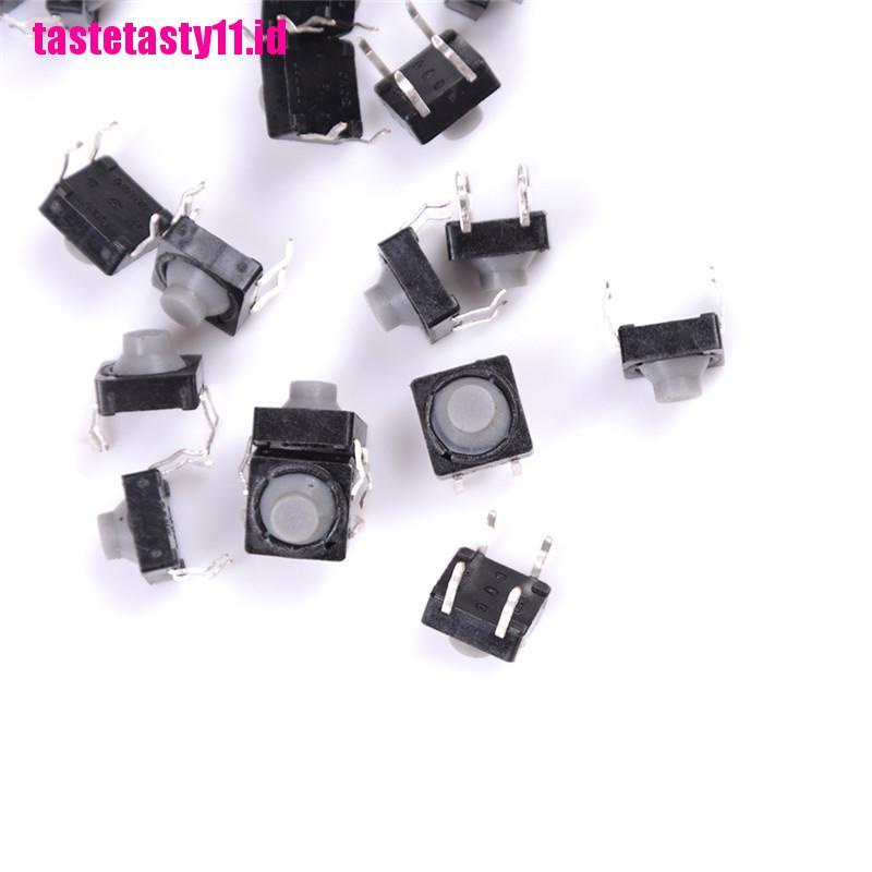 20 Pcs Miniatur Tombol Tekan Tactile Mikro 4 Pin