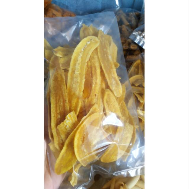 

keripik pisang gurih PISANG ASIN renyah 250gr