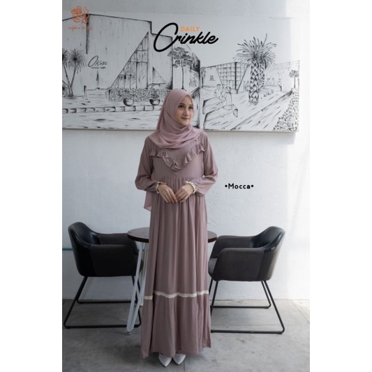 DAILY CRINKLE ( DRESS ONLY) {ORIGINAL ADZKIA DAILY}