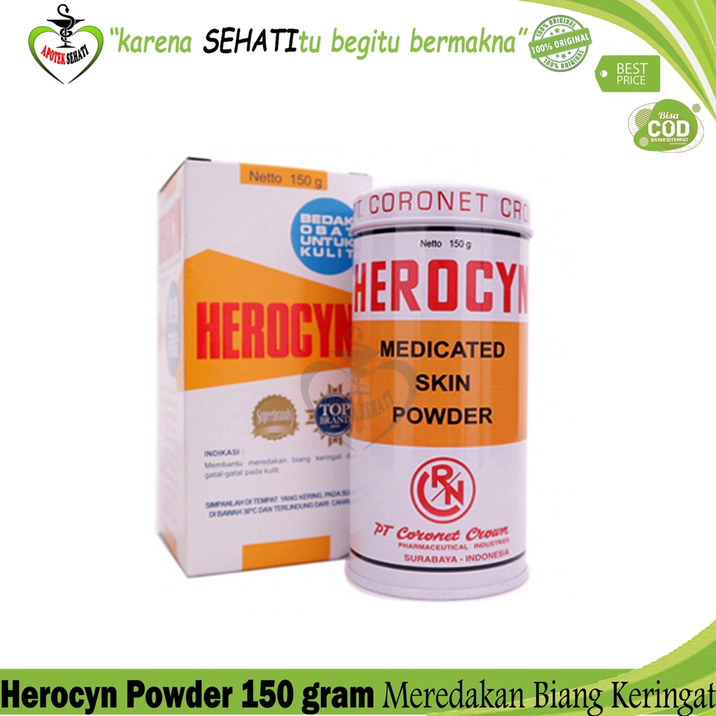 HEROCYN DEWASA 150GR BEDAK GATAL BIANG KERINGAT