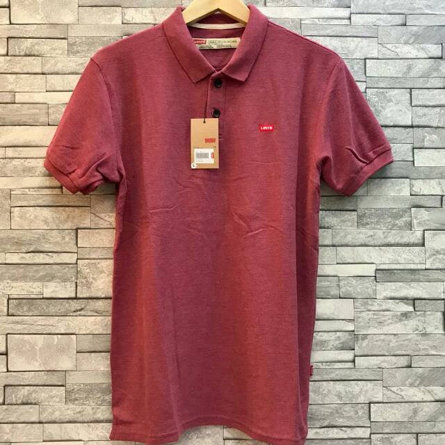 Baju kaos levis terkini,warna merah, bisa cod