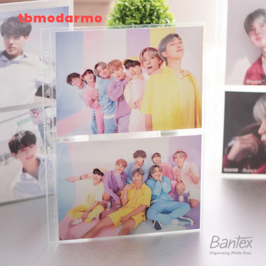 TBMO Bantex Collector Sleeve A4 Photocard 2P Clear 2151 08