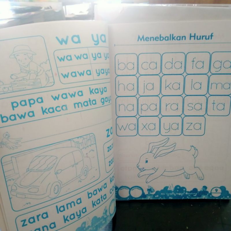 buku aku senang belajar calistung 64 halaman (21×30cm)