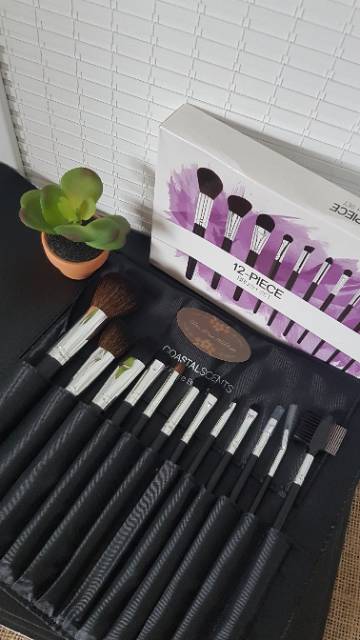 COASTAL SCENTS 12 PIECE BRUSH SET