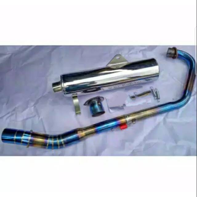 Knalpot Racing CKD THAILAN KW Leher BLUEMOON Vixion Cb150r Sonic Verza Tiger Byson MX R15 Fu