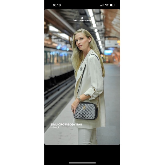 bimu crossbody bag black