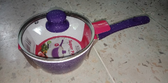 Sauce Pan 18 Cm Keramik Super Pan Bolde Purple Butterfly