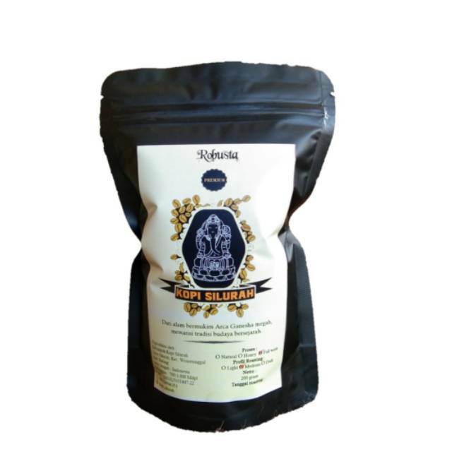 

Kopi Robusta Silurah Premium 1 Kg Fine Robusta Medium Roast Biji/Bubuk Kopi Batang Kopi Hitam