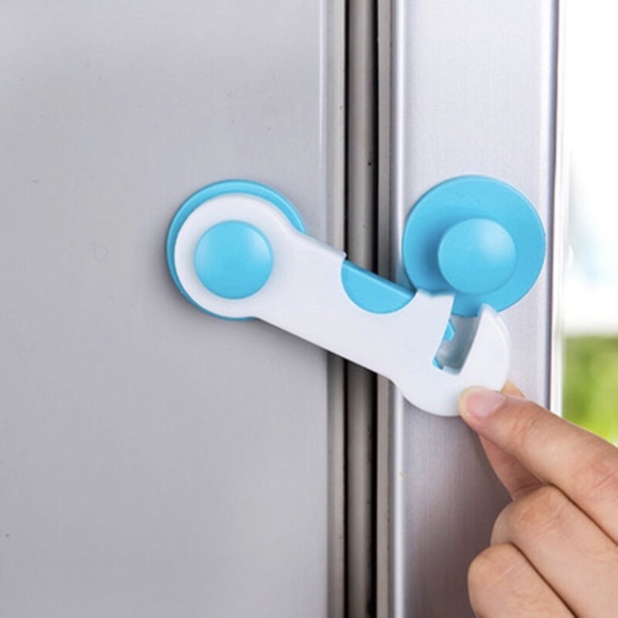 Kunci kait Pengaman Laci Pintu Lemari Kulkas / Baby Child Safety Lock