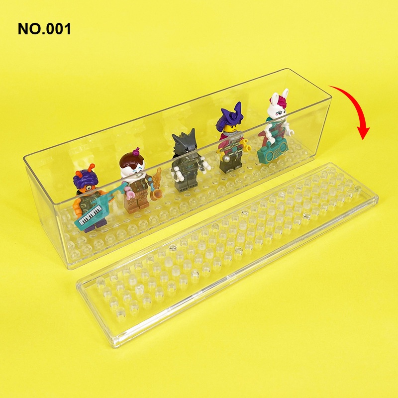 [Ready Stock] Tempat Minifigure Display Cabinet Box Blok Bangunan Anak Minifigure Display Box