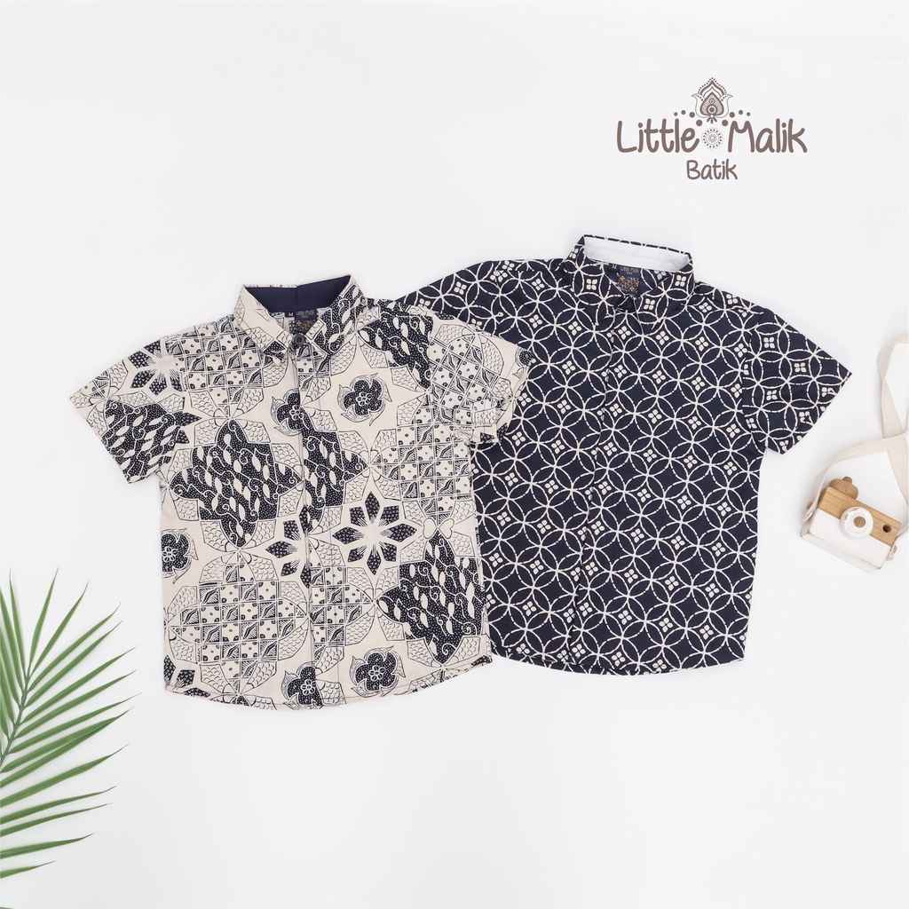 Kemeja Batik Anak, Lenga Pendek  By Little Malik Batik, Batik Cap SOLO