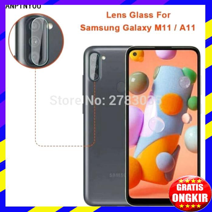 ACC HP SAMSUNG GALAXY A11 M11 TEMPERED GLASS ANTI GORES KAMERA