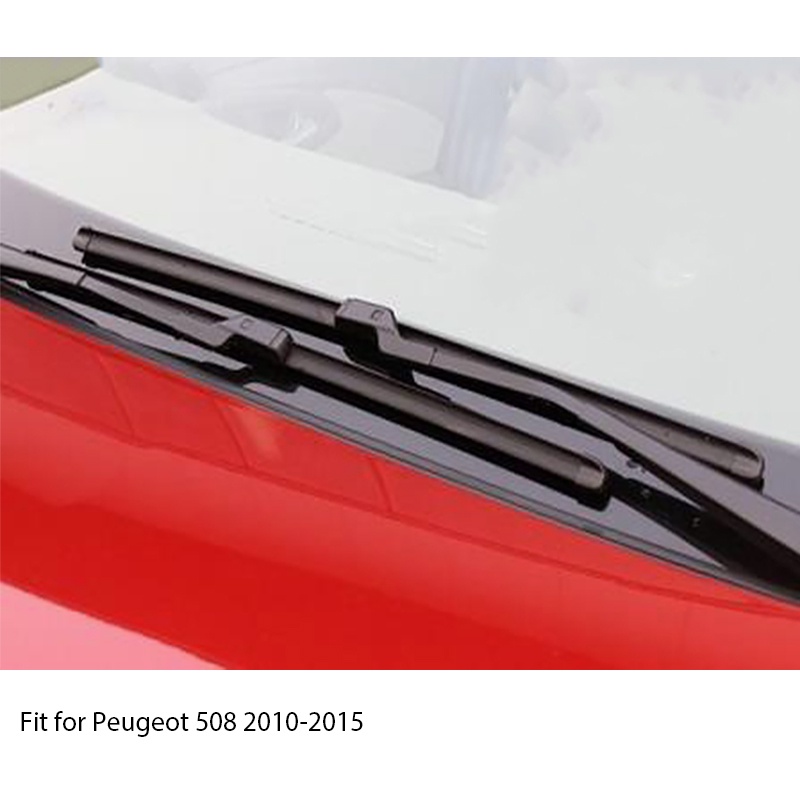 1 Set Karet Wiper Depan Mobil Untuk Peugeot 508 2010 2012 2013 2014 2015