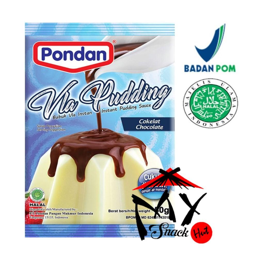 

PONDAN VLA COKLAT 50GR - FLA PUDING COKELAT SAUCE - SAUS CHOCOLATE PUDDING TOPPING FLAN HALAL MUI Berkualitas