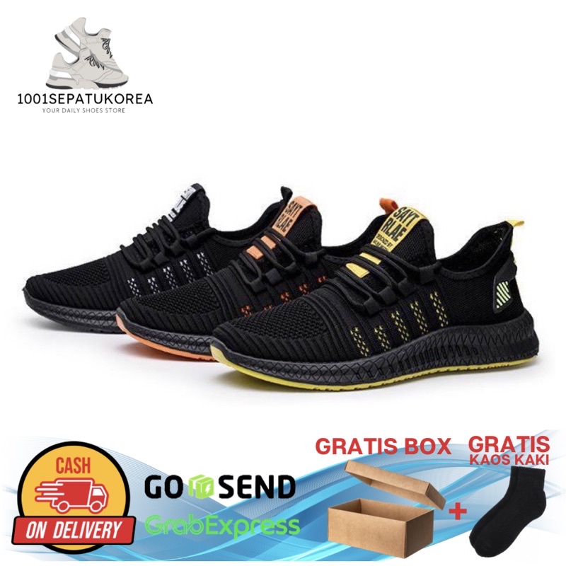 1001 IMPORT SEPATU SNEAKERS PRIA AUTUMN + BOX DAN KAOS KAKI !!! - 3 WARNA