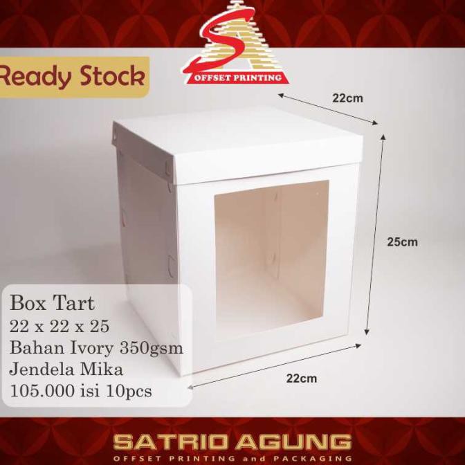 

Best Produk] Box Tart 22 X 22 X 25