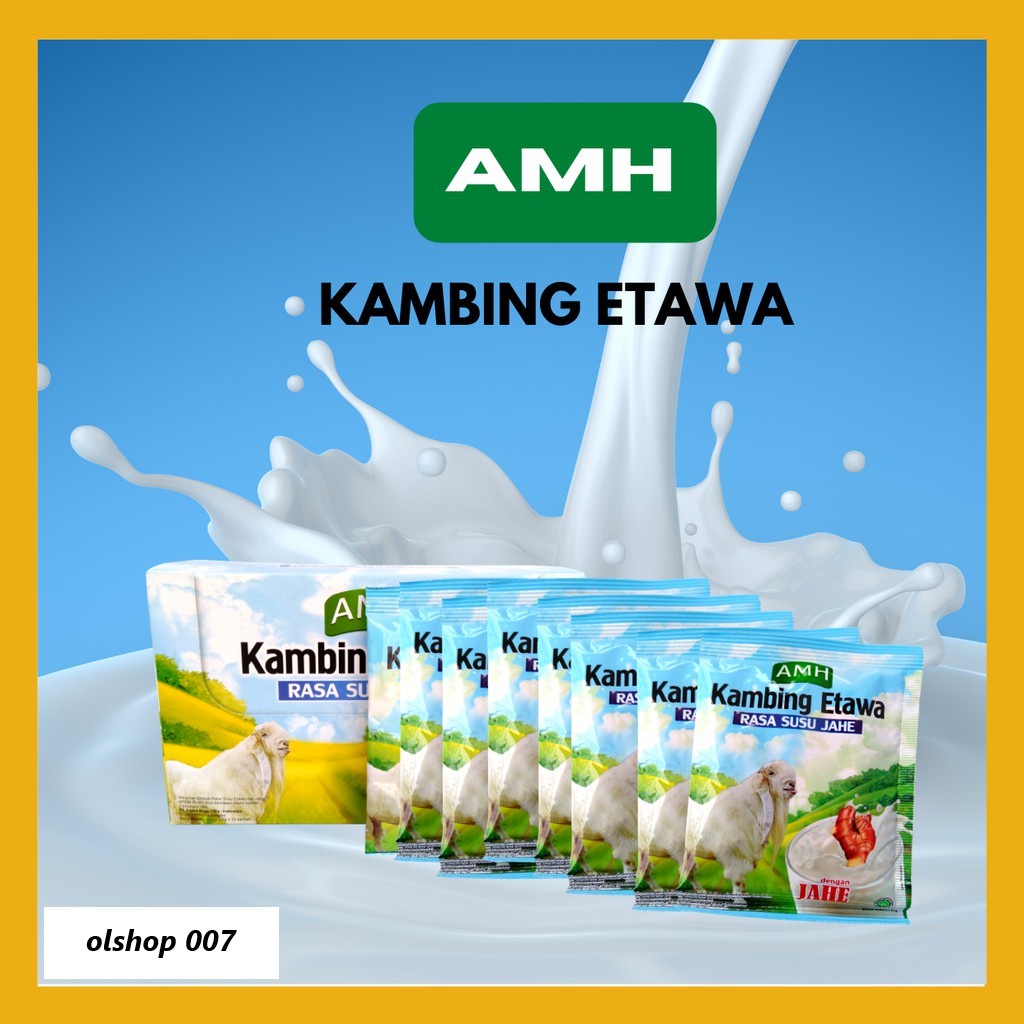 

Susu Kambing Etawa AMH plus Jahe Merah Asli / AMH Full cream Original