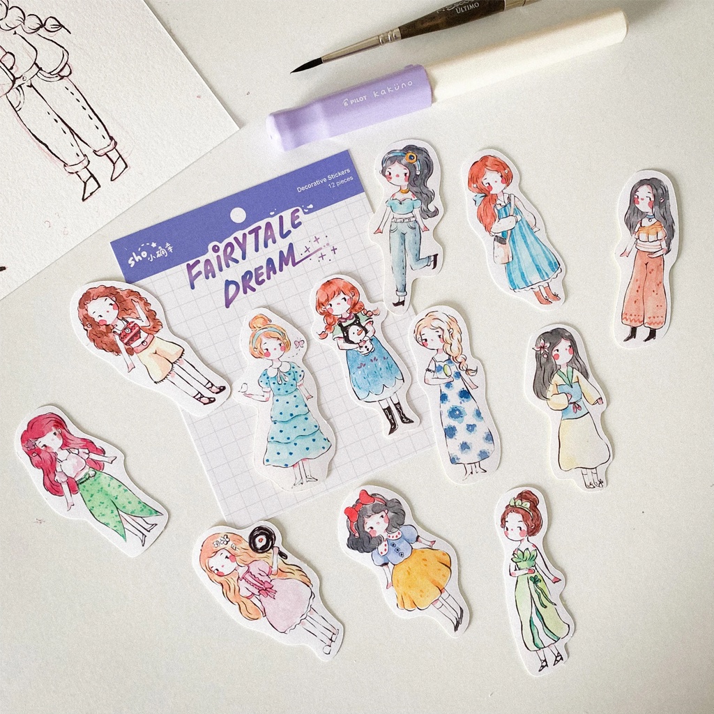 

Qiara Sticker Pack Fairytale Dream