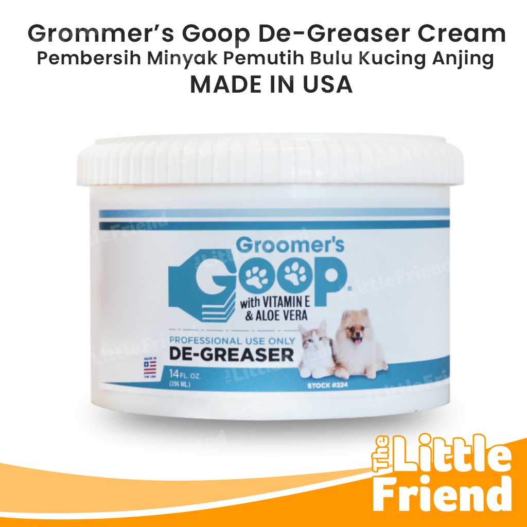 Groomer's Goop Degreaser Penghilang Minyak Pembersih Pemutih Bulu Kucing Anjing 396ml