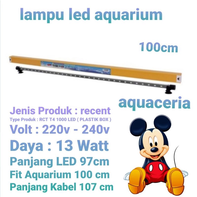 lampu led aquarium 1meter