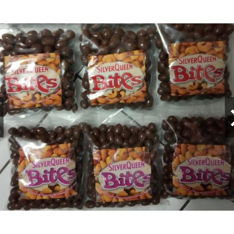 SilverQueen Bites Kacang Almond 1 KG