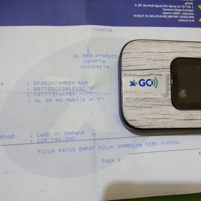 Huawei mobile wifi E5577C - modem wifi - wireless - XL GO izi