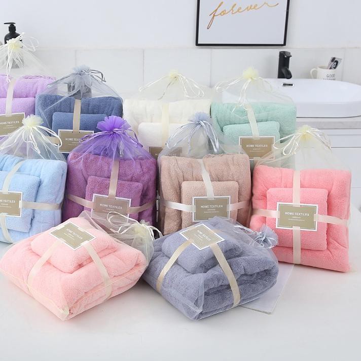 ✾ Kunataruma Handuk Mandi Dewasa Murah Jumbo Import Unik Lucu Kecil Bayi Anak Olahraga Muka Polos ✭