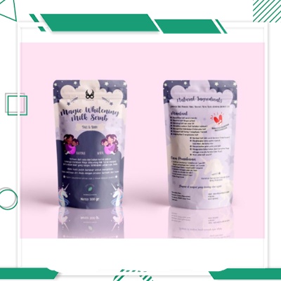 LULUR PEMUTIH SUSU HERBAL ANAK  - DEWASA TERLAIS  WHITENING KIDS SCRUB NATURAL