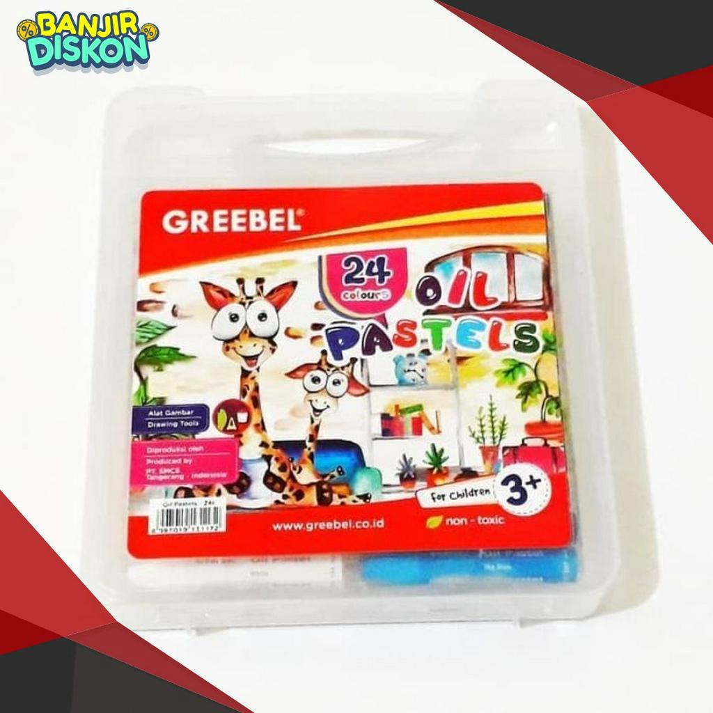 

NEW PROMO Crayon Oil Pastel Greebel 24 Warna Non Toxic