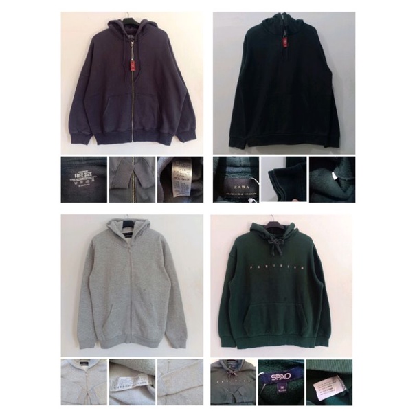 Hoodie Ziphoodie Zara Second