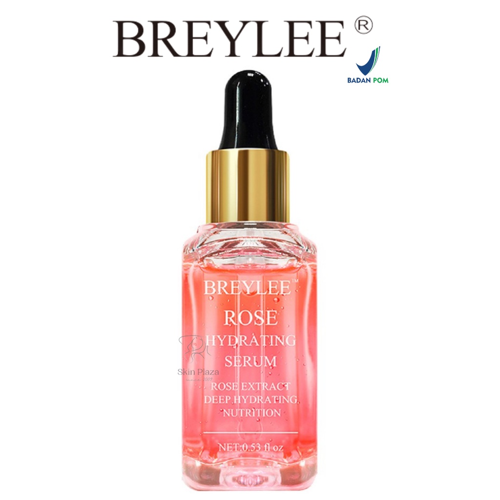 BREYLEE Serum Rose Hydrating Menyegarkan dan Melembabkan Wajah 17ml BPOM