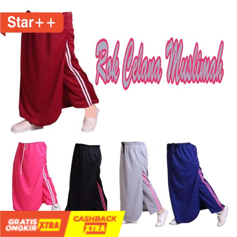 PAKAIAN CEWEK WANITA MUSLIMAH OLAHRAGA ZUMBA LARI JOGGING / Rok Celana Muslimah