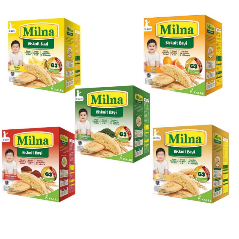 MILNA BISKUIT BAYI 6-12 BULAN 130GR